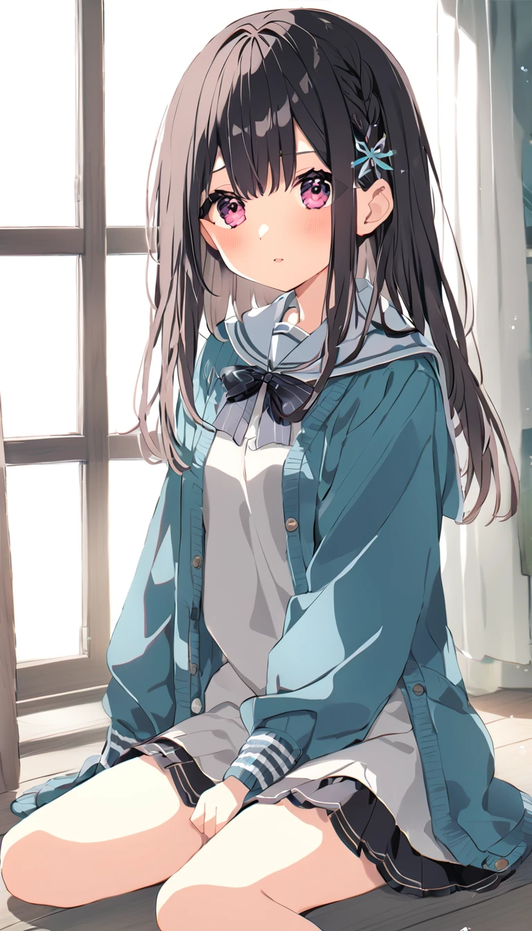 blackboard、curtain、window、background