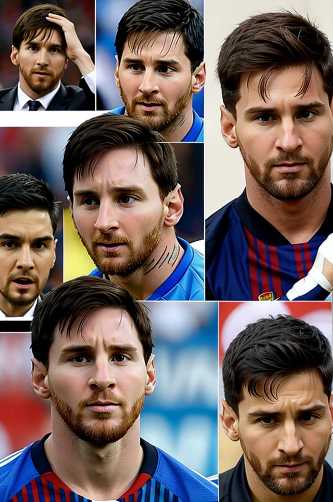 Collage de Messi