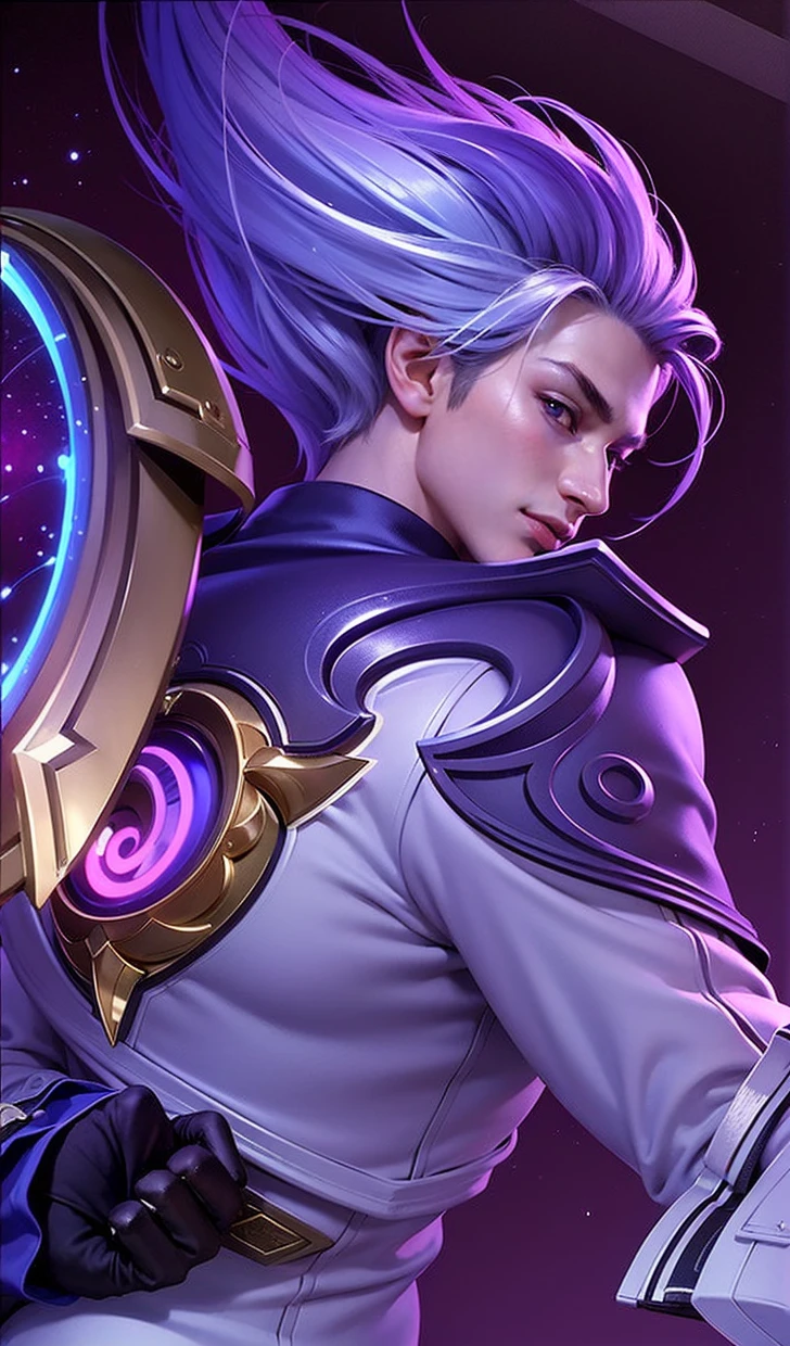 masculine male, masterpiece, ((perfect eyes)) best quality, (semirealism:1.9), beautiful lighting, (extremely detailed CG unity 4k fhd wallpaper), High Detail, Sharp focus, dramatic outdoors, 1 boy ,19 years old, brown short hair, blue eyes, smile