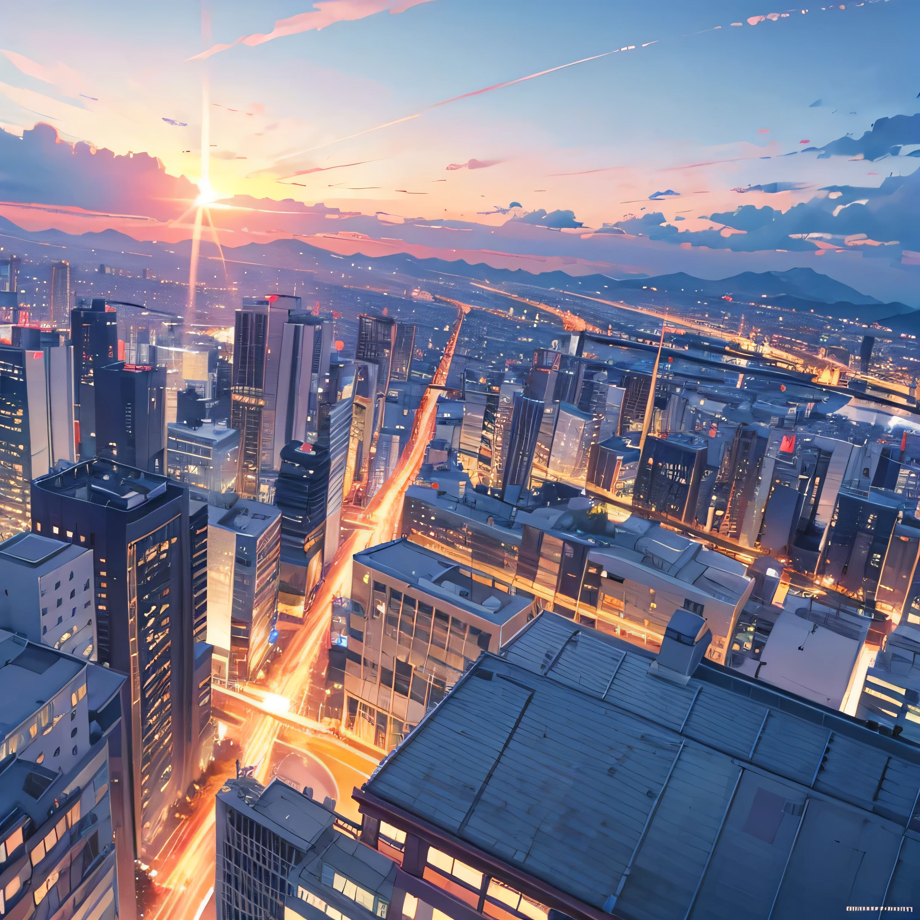 Wallpaper Kimi no Na wa City Background Wallpaper