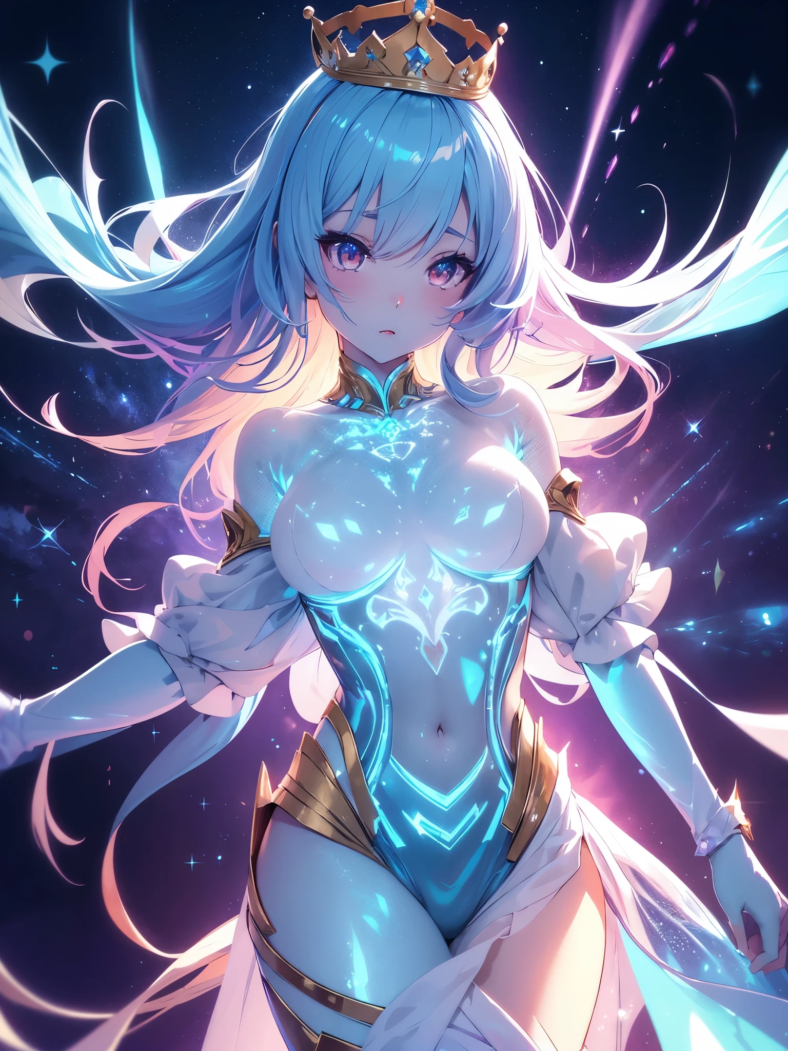 anime girl, score_9, score_8_up, score_7_up, (source_pony:1.0), beautiful translucent goddess of the afterlife, (sparkling translucent skin:1.3), cosmic hair, cosmic crown, cosmic skin, dynamic pose, feral pony, ethereal background, (dynamic lighting:1.1), (detailed marvel style:1.0), (detailed image, high resolution, 5k resolution, denoise:1.0)