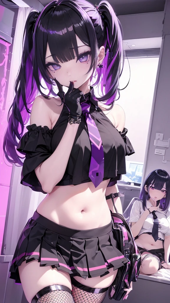 Tentaki, naked body, ahegao, language, Nsfw, penis, highlighted hair, dirty hair, Big Hair, ((expressive hair)), lolita hair headband, Cinematic lighting, bust chart, first-person view, uhd, (((masterpiece, Textured leather))), (super detail), high detail, high quality, ((Best quality)), 16K, gothic lolita panties, upside down eyes, cutie, 