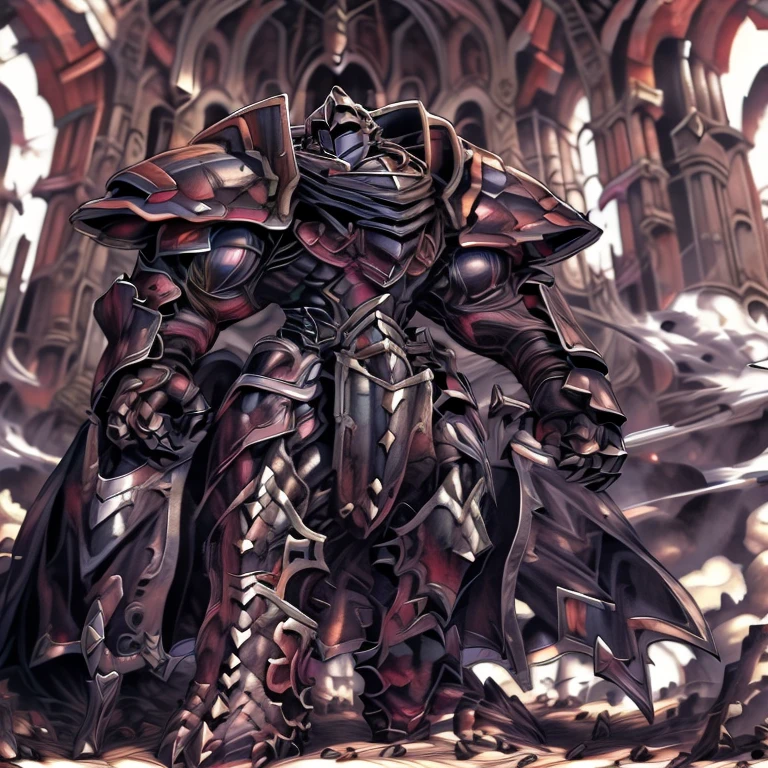 (solo. masterpiece. official art. 8k. best quality. detailed full body. full body.) (situation 1 : dominating LUCARIO. LUCARIO is over 1000 meters long. focus GIANT mechanical Muscular LUCARIO is trampling the city. Looking down. macro. stomp. Low-angle perspective. emphasizing the immense size.) (situation 2 :smoke and flames rising from the destruction in the city) (Additional details 1: wearing a full-face helmet. high-tech bio-mecha armor. real texture material. whole body shines like metal. Wearing cyberpunk mecha. emphasizes the muscles. suit fully made of metal. intricate armor. Robotic suit. suit fully made of metal. cyborg. Powered exoskeleton with the same design as LUCARIO). (Additional details 2: (Detailed head. Detailed Body. Detailed abs. gigantic muscles. HYPER MUSCLES. Gigachad Muscular. big muscle. pecs. triceps. traps. unusually developed muscular body. body full of huge muscles. showing off muscles. pectorales enormes. Exaggeratedly huge muscles. huge muscles. long legs.). He wears a black cloak on his back.