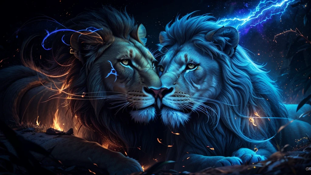 Lion, Divine Lion, Detailed Realistic Lion 16K, Golden Lion, Strong Lion, 16K realistic detailed, Luz solar realista 8K, Detailed realistic solar energy, Luz naturals realista detalhada, Solar Power Screws, ULTRAHD Photorealism, Ultra-realistic detailed colors, Texturas Detalhadas photorrealistics 16K, Contraste Natural 8K, Ultra Detalhado 8K, Nitidez 8K photorrealistic, golden light, black and gold, naturals, Linda, Rendering, photorrealistic, UltraHigh definition, 4K, detailed textures, thunder, detailed shadows, detailed colors, SUNSET, SUNSET, SUNSET, naturals Linda, Great Divine, SUNSET, detailed contrast, realistic contrast, high resolution, detailed colors, fire, villany, divine creature, 8K Realista Detalhado, 16K, 8K, High definition, detailed contrast, realistic contrast, high resolution, detailed colors, fire, villany, divine creature, 8K, realistic detailed, posh,