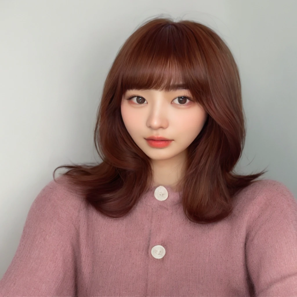 Best Quality, 8k, Masterpiece, (Portrait: 1.3), (photo realistic:1.4), (hyper realistic:1.4), Sharp Focus, looking at viewer, (smoother lighting:1.1), (increase cinematic lighting quality:0.9), realistic lighting, backlighting, light on face, ray trace, (brightening light:1.2), (Increase quality:1.4), sharp detail, (best quality real texture skin:1.4), finely detailed eyes, black_eyes, finely detailed face, 25 year old Korean woman, (mint formal_shirt:1.4), (Create an image maintaining the orig