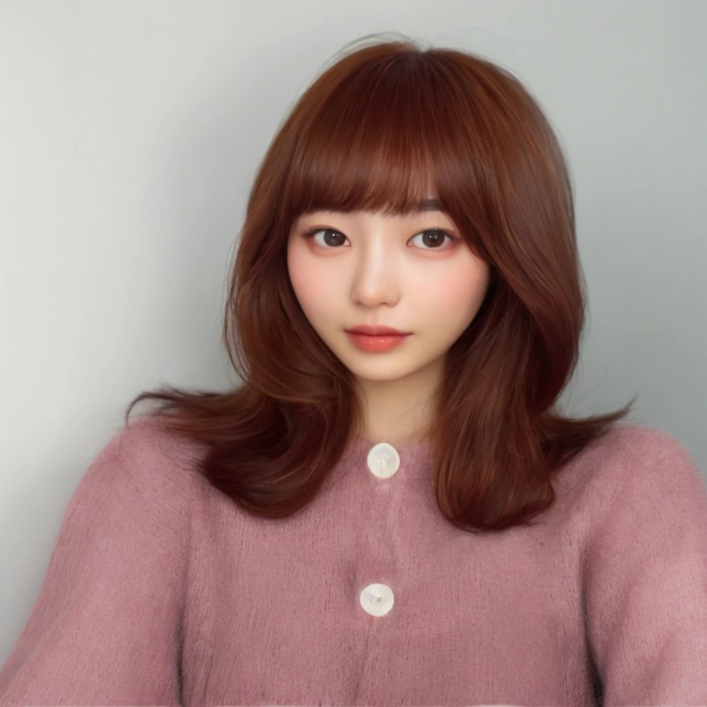 Best Quality, 8k, Masterpiece, (Portrait: 1.3), (photo realistic:1.4), (hyper realistic:1.4), Sharp Focus, looking at viewer, (smoother lighting:1.1), (increase cinematic lighting quality:0.9), realistic lighting, backlighting, light on face, ray trace, (brightening light:1.2), (Increase quality:1.4), sharp detail, (best quality real texture skin:1.4), finely detailed eyes, black_eyes, finely detailed face, 25 year old Korean woman, (mint formal_shirt:1.4), (Create an image maintaining the orig