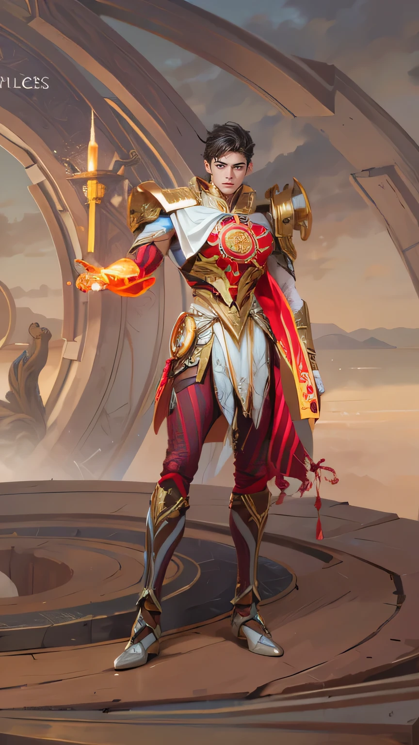 Best quality, masterpiece, detailed skin texture, detailed clothes texture, detailed face, super detail, 8k, intricate detail, 1 boy, The color doesn't change, Muscle guy, 1 guy,