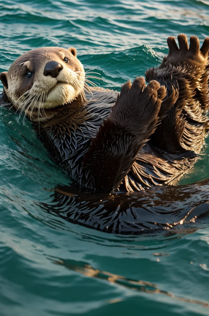 create an adorable sea otter