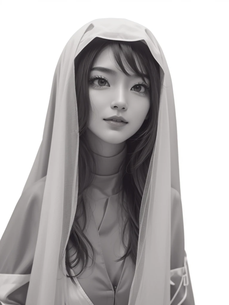 16k, hyper resolution, extremely detailed, A highly detailed, medium long shot 3D rendering of a realistic naked chinese young girl and only wearing a hijab with accurate face and wearing g-string. She is nude and standing confidently showing sexy body, sofa background, drawing attention to its cheerful and elegant appearance. Her skin is smooth, naturally glowing and healthy, and her eyes are bright and expressive. The overall style is a mix of realism and a hint of cartoon features, giving it a lively look. use soft photography lighting