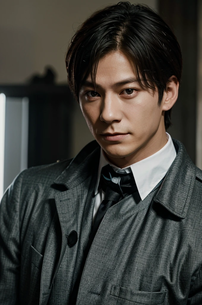 Create a portrait of an auror from the Ministry of Magic with Lee Donghae's face