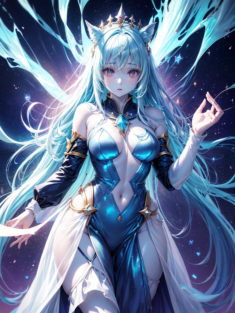 anime girl, score_9, score_8_up, score_7_up, (source_pony:1.0), beautiful translucent goddess of the afterlife, (sparkling translucent skin:1.3), cosmic hair, cosmic crown, cosmic skin, dynamic pose, feral pony, ethereal background, (dynamic lighting:1.1), (detailed marvel style:1.0), (detailed image, high resolution, 5k resolution, denoise:1.0)