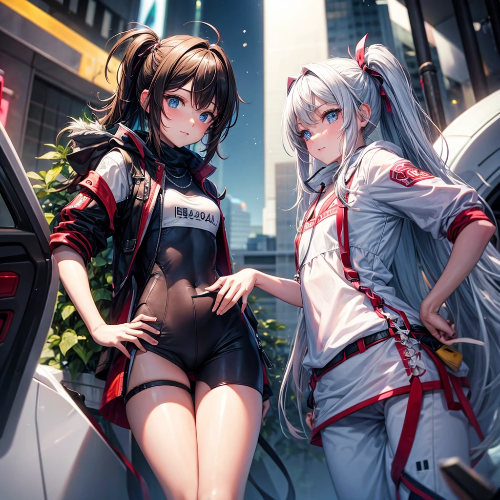 Ultra realistic detailed anime girl with stethoscope in her chest hyper realistic. 