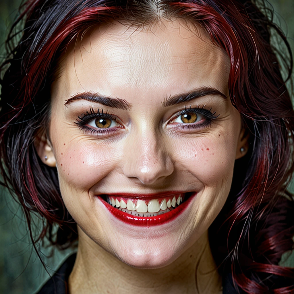 Men and women psychopath Creepy Smile