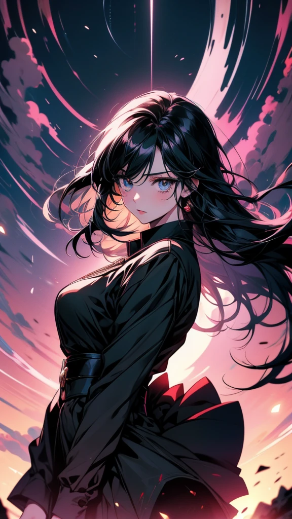 黄色の背景にblackい髪とblackい翼を持つanimeの女の子, 悪魔anime少女, Neogoth, Nightcore, anime サイバーパンク, ゴシックメイデンanimeの女の子, By Ren, blackいドレスを着たanimeの女の子, anime サイバーパンク art, anime「Overload」Albedo of, 1 7歳のanimeゴス少女, black, 壮大なanimeスタイル