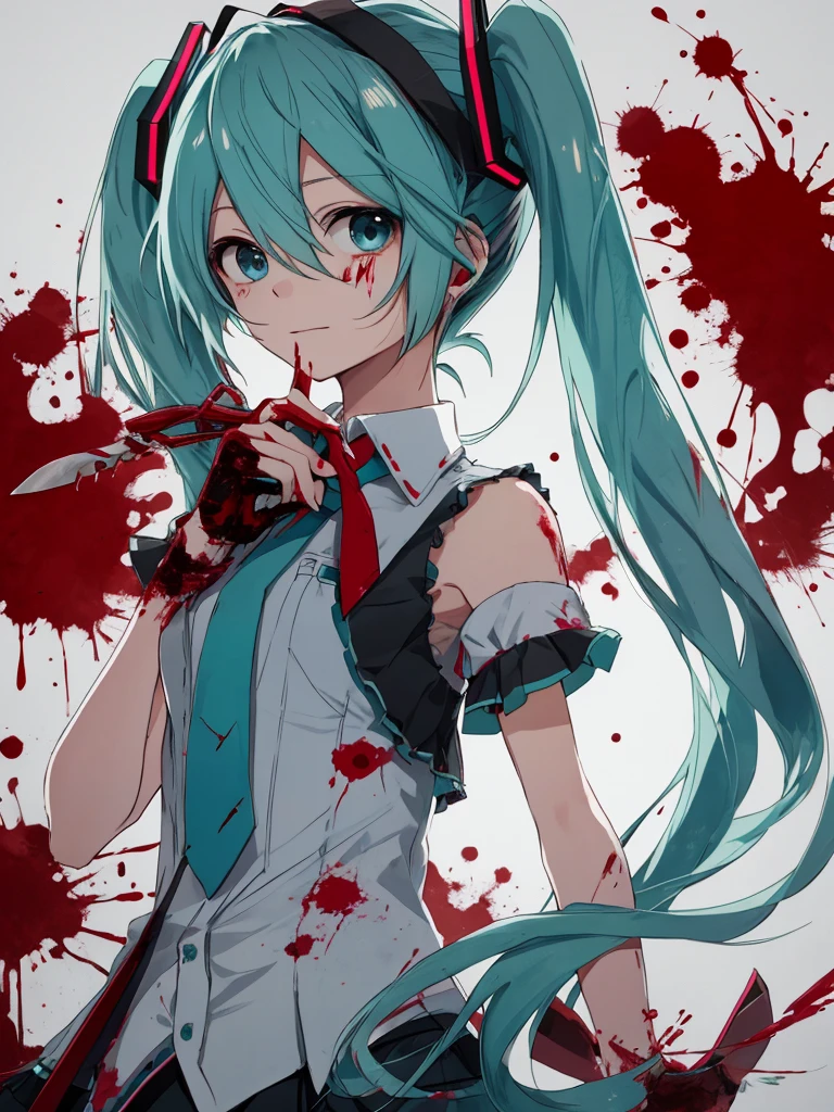 hatsune miku, blood