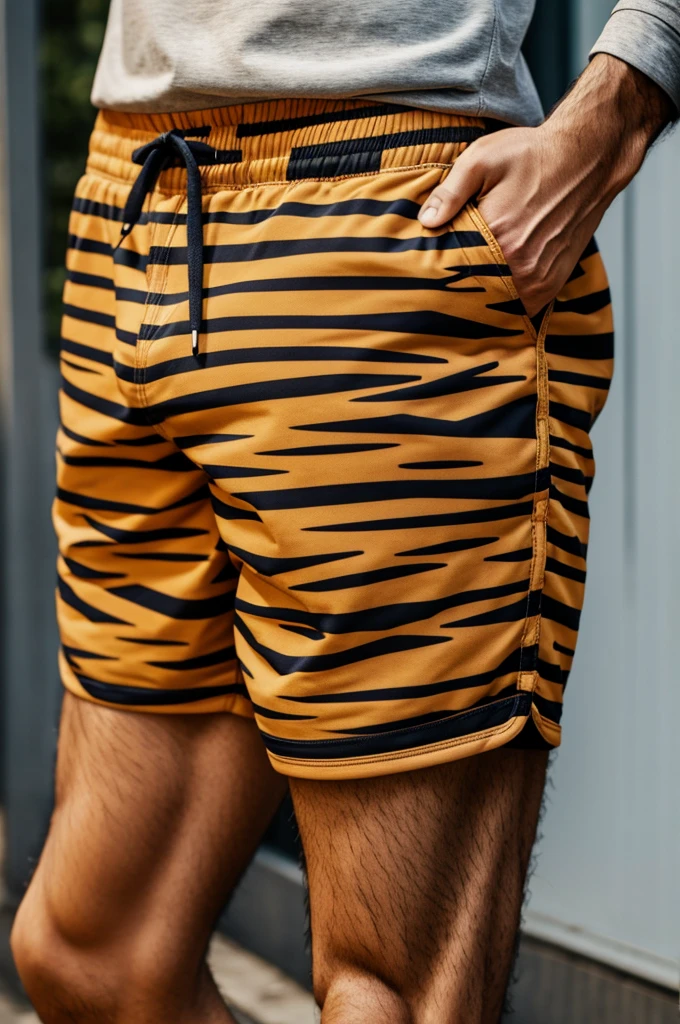 Tiger design shorts