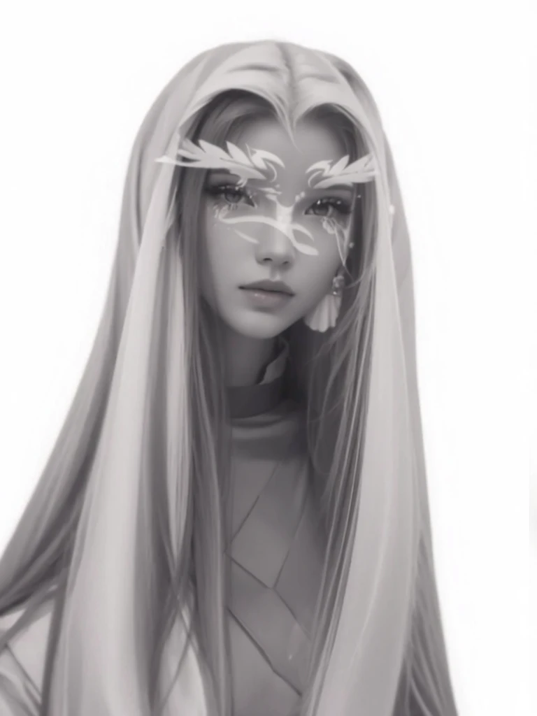 Beautiful woman face