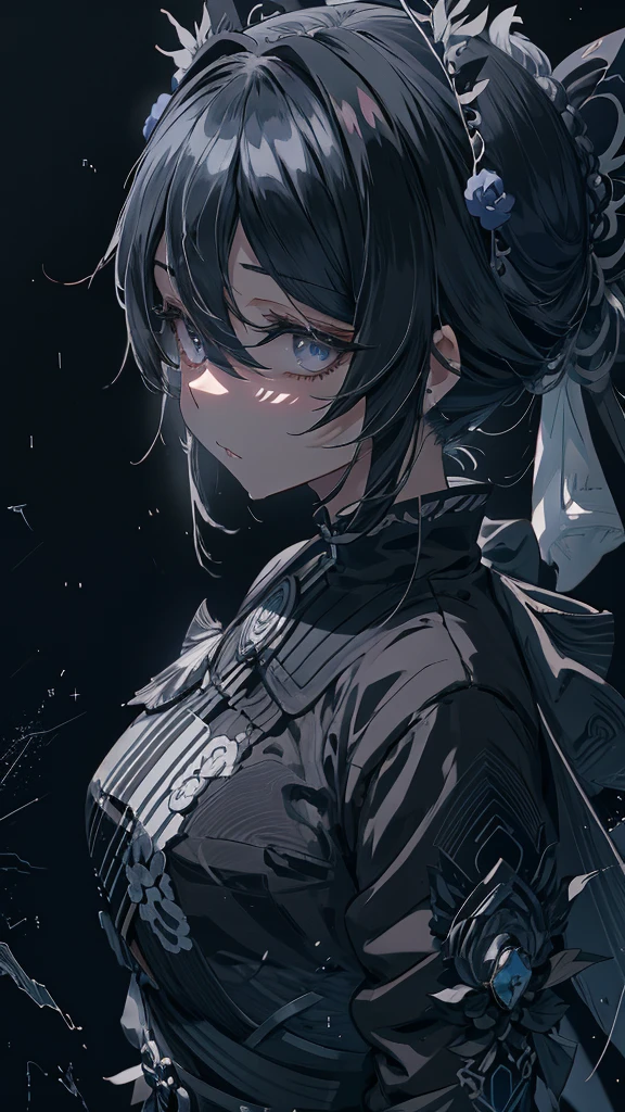 黄色の背景にblackい髪とblackい翼を持つanimeの, 悪魔anime少女, Neogoth, Nightcore, anime サイバーパンク, ゴシックメイデンanimeの女の子y Ren, blackいドレスを着たanimeの女の子, ae サイバーパンク art, anime「Overload」Albedo of, 1 7歳のanimeゴス少女, black, 壮大なanimeスタイル
