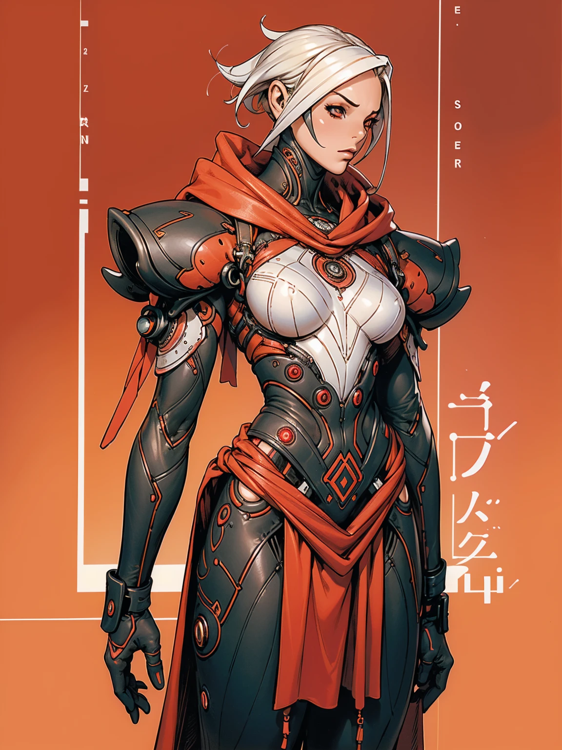 (((Annie Lennox))), (((Dark red))), (scars), (((Bandaged body))), ((hooded cloak)), (((best qualityer: 1.4))), (Unbeatable masterpiece), (hiper HD),(CG 8k hyper-realistic), (((brave face))), (((breasts big))), (((hyper feminine))), sexly girl, black tattoo,（ultra short pink hair)), ((( sculptural body ))), (((1 Kizi))), Kizi tatuada de 25 anos com perfectbody,,Beautiful and well-groomed face,muscular body:1.2,solid color detailed jacket, (Head to thigh photos)， Complex equipment, green dark，long pants，Tight clothes are dark，With white stars and off-white stripes,,,,,Armor Metal Electronic Parts, Poison tattoos ) INFO, Kizi, (((standing alone))), pirralha violent, (((14歳))), sexly, pose de atitude, work of art, post-apocalypse, (((manga style))), bounty hunter, violent, Manic, the way you want, slenderbody, thin but strong, perfectbody, roupa moderna, advanced technology, Pleated mini skirt with checkered pattern in red and black, fur collar jacket, sleeves with vertical striped pattern, neutral background, (( cowboy shot )). intricate visual