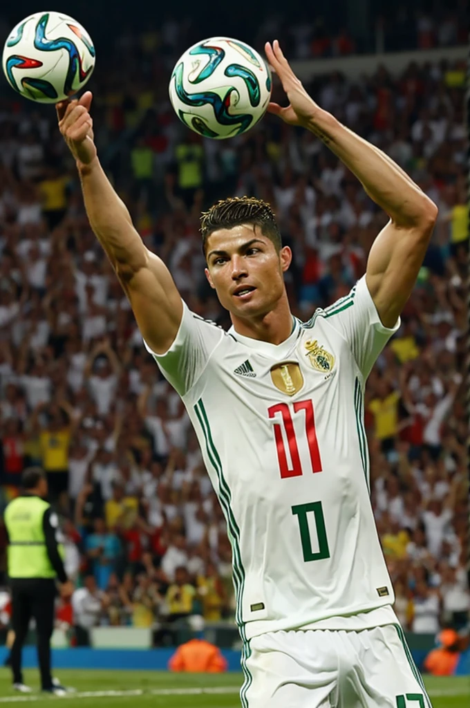Cristiano winning a world cup