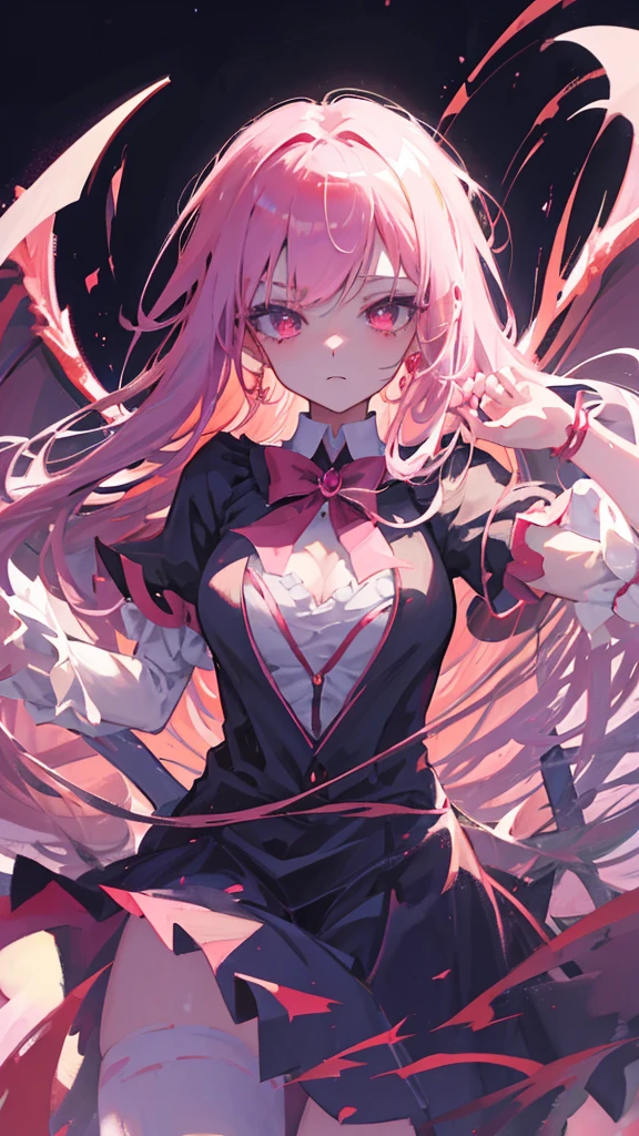 Holding a bat、Anime girl with pink background, remilia scarlet From desire, From desire, Devil Anime Girl, Tear from Overlord, Gothic Maiden Anime Girl, Gap Moe Yandere Grimdark, Shalltear Bloodfallen, Magical Girl Portrait, Favorite character, Anime Monster Girl, Oriental Project, Anime Wallpaper