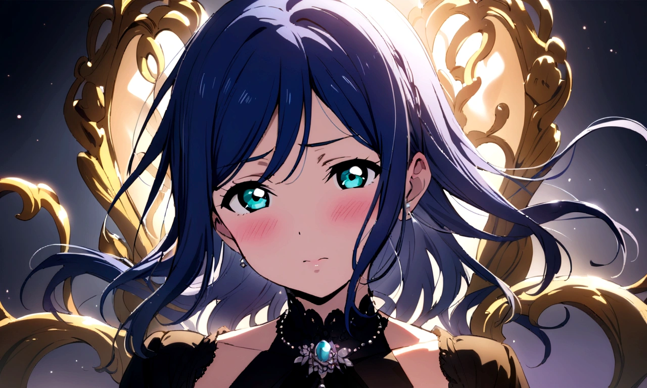 Beautiful anime girl, hot babe , Beautiful eyes and black hair