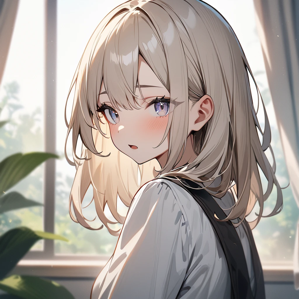 1 girl,light girl,pale eyes,light hair,mouth,masterpiece,best quality,very aesthetic,absurdres 