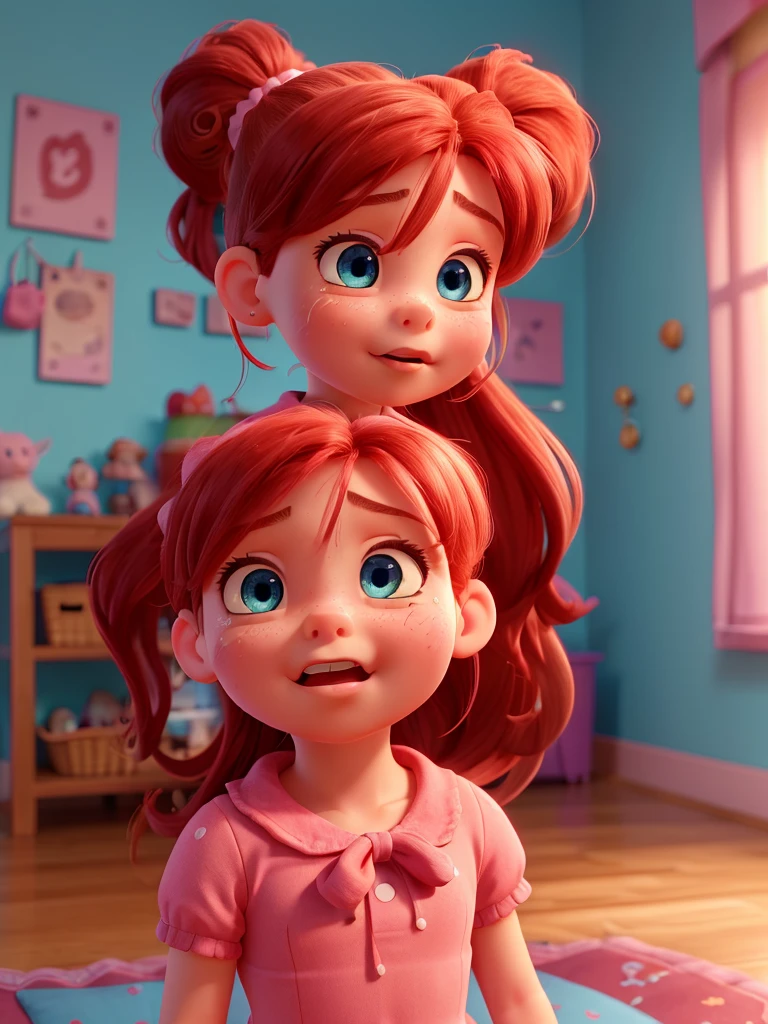 Highest quality,High resolution,1People Girl,whole body,look up,looking at the camera,ponytail,Crimson hair,Blue eyes,indoor,Bedroom,Bunny girl,Fishnet tights,Dim lighting,Dripping a lot of saliva,Drooling,Stringy saliva,Open your mouth,Sticking out tongue,Saliva,Tears,cry,