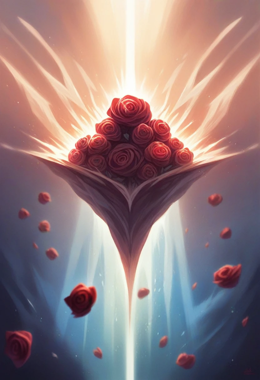 In wide angle, A young prince looks carefully, with love and care after his enchanting delicate, red  rose on a small planet in space. the wind flows in calm, visible movement. masterpiece, photorealistic, hyperrealism, 8k, maya, rendering, cinematic, stunning, volumetric, lighting.details in mind, including the sparks and energy that add to the intensity of the blowing wind.