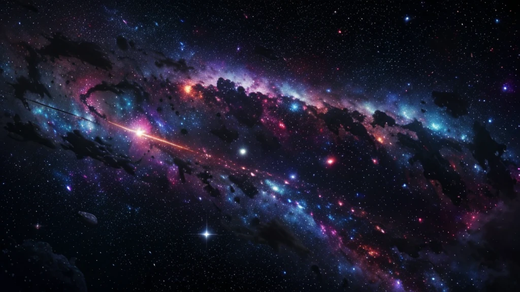 Galaxy Background, Deep space in the background, Colored background nebula, The background is an alien galaxy, Space Background, Beautiful space, Galaxies and nebulae, Background space galaxy, Torn Color Nebula, nebula in the background, Space nebula background, Background infinite universe, (Dark Tone: 1.5) 8K, masterpiece, Highest quality,