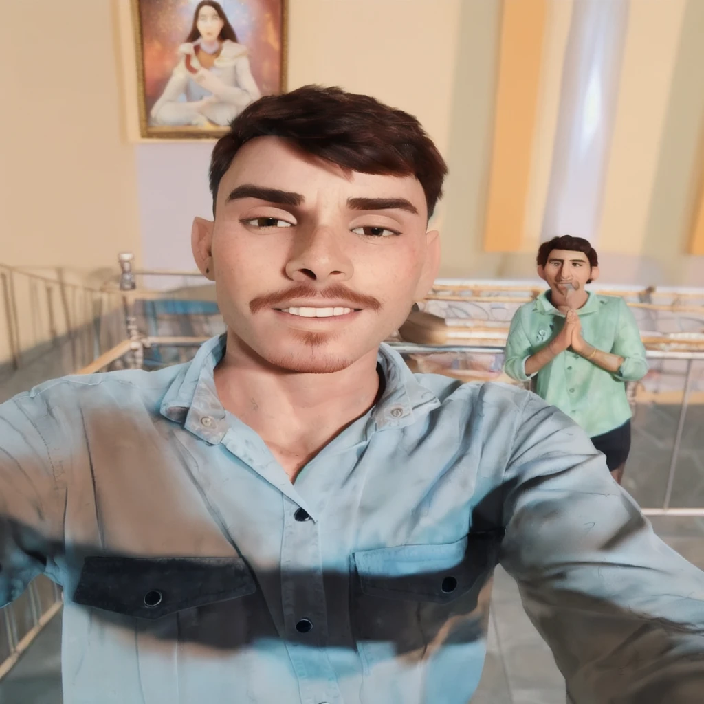 Lionel Messi, (pixar style) (masterpiece:1.2) (bokeh) (best quality) (detailed skin) (detailed texture) (8k) (claymation) (cinematic lighting) (sharp focus