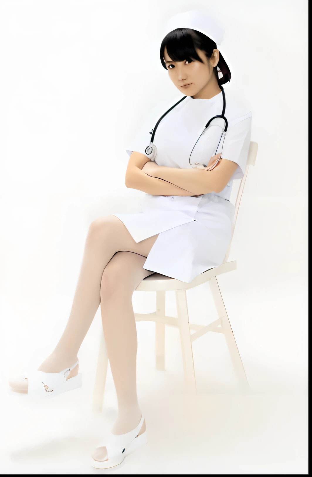 白いドレスを着たアッラーの女性とSitting in a chair聴診器, Sit on a chairNurse師の肖像, Wearing white hospital clothes, Nurse, Nurse師の女の子, doctor, Nurse師, Sitting in a chair, Sit on a chair, Sit on a chair, Sit on a chair, wearing a white coat and blouse, Sit on a chair, Doctor