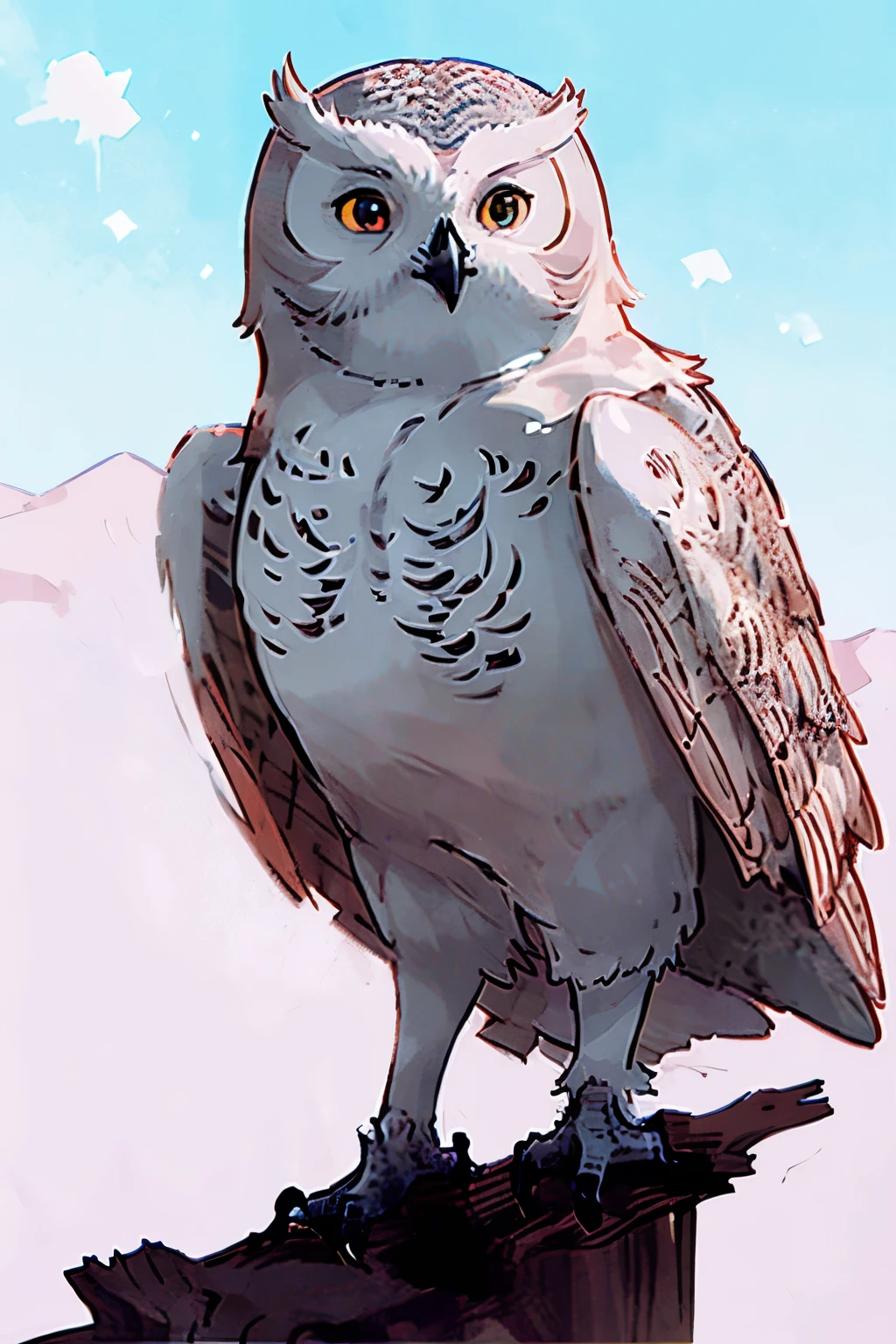 Giant polar owl 