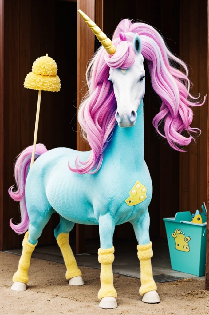Unicorn mixed with SpongeBob