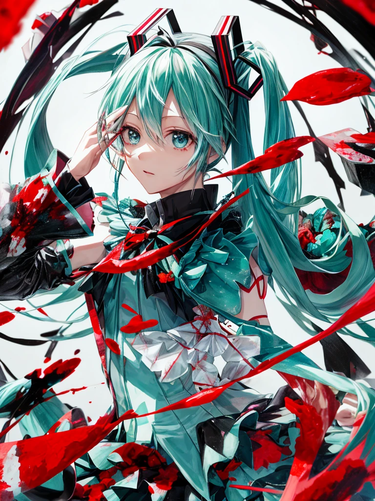 hatsune miku, blood