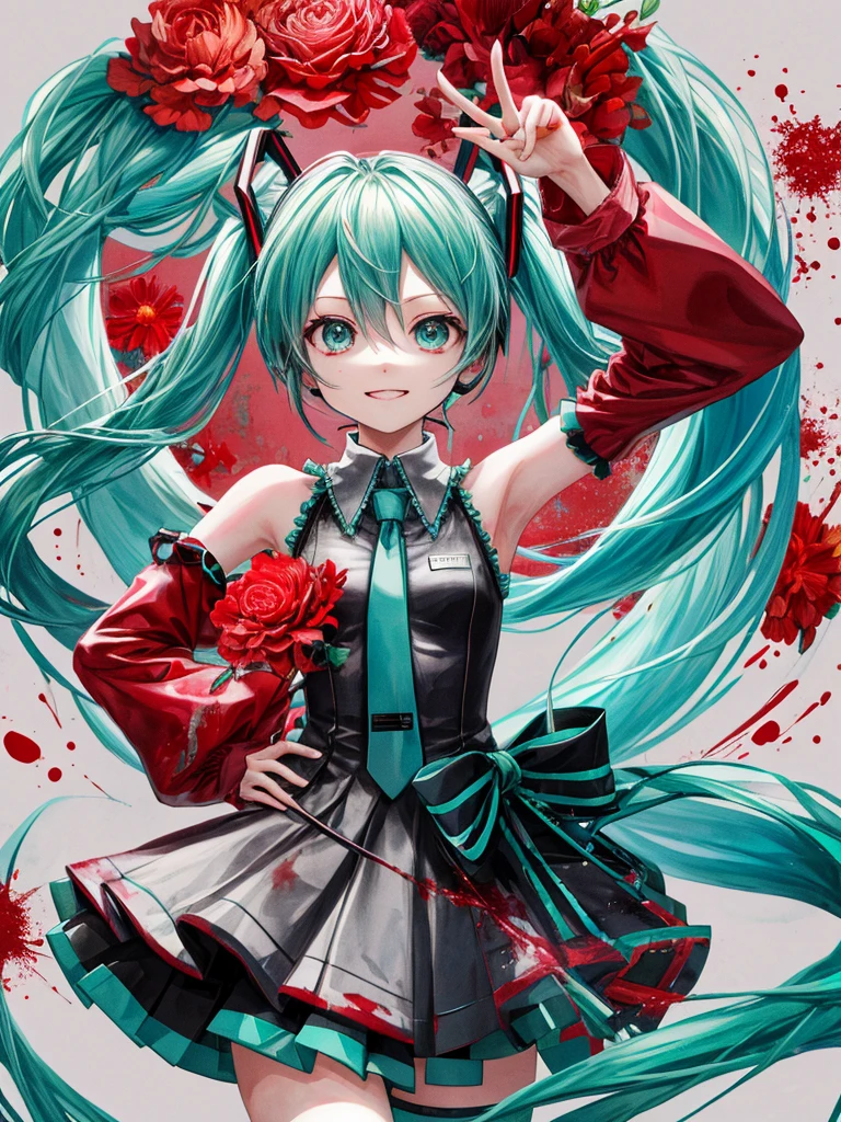 hatsune miku, blood