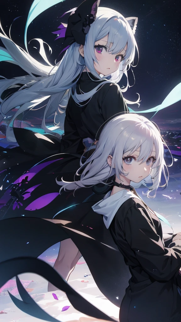 黄色の背景にblackい髪とblackい翼を持つanimeの, 悪魔anime少女, Neogoth, Nightcore, anime サイバーパンク, ゴシックメイデンanimeの女の子y Ren, blackいドレスを着たanimeの女の子, ae サイバーパンク art, anime「Overload」Albedo of, 1 7歳のanimeゴス少女, black, 壮大なanimeスタイル