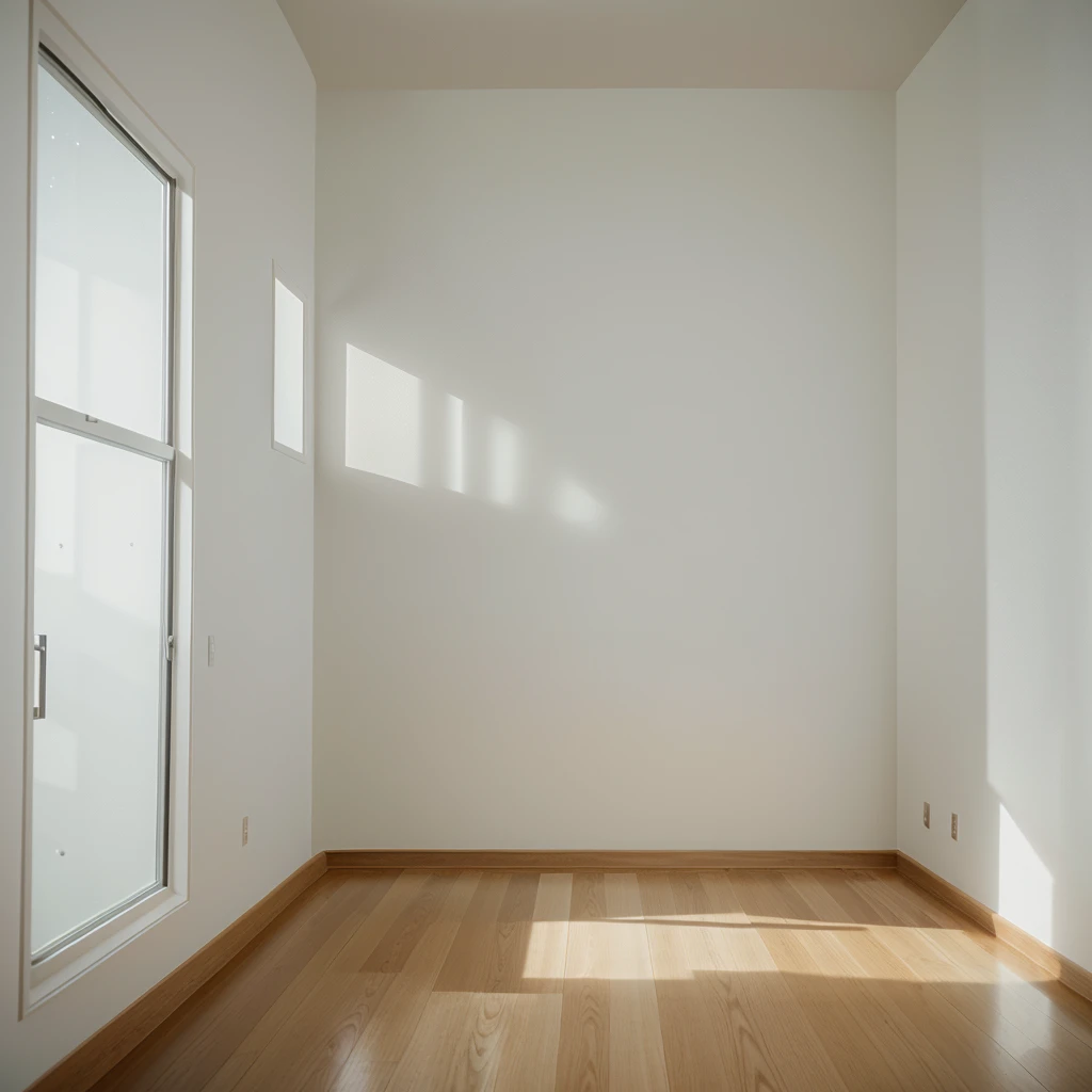 "Imagine a serene minimalist room adorned with clean lines and a sense of spaciousness. At its heart, a large window frames an awe-inspiring view of outer space—a breathtaking expanse of stars and galaxies. The room itself is a study in simplicity, with neutral tones and uncluttered surfaces that enhance the feeling of openness. This tranquil setting invites contemplation and reflection, seamlessly blending the beauty of minimalism with the boundless wonder of the cosmos beyond."