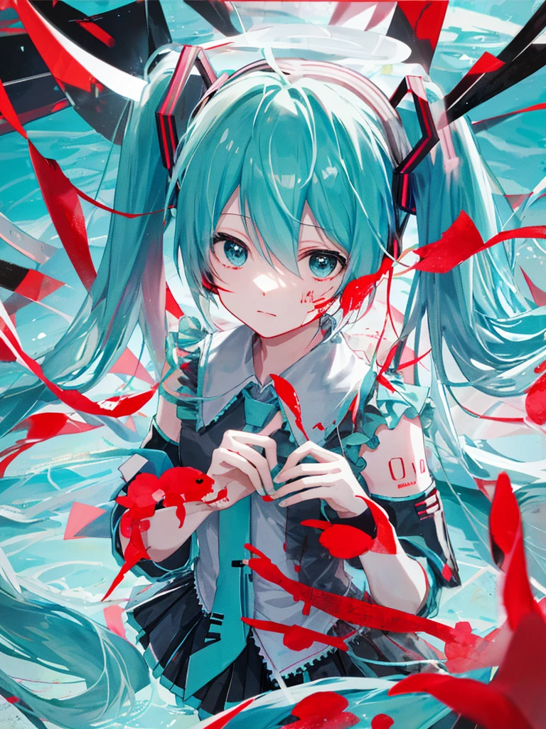 hatsune miku, blood