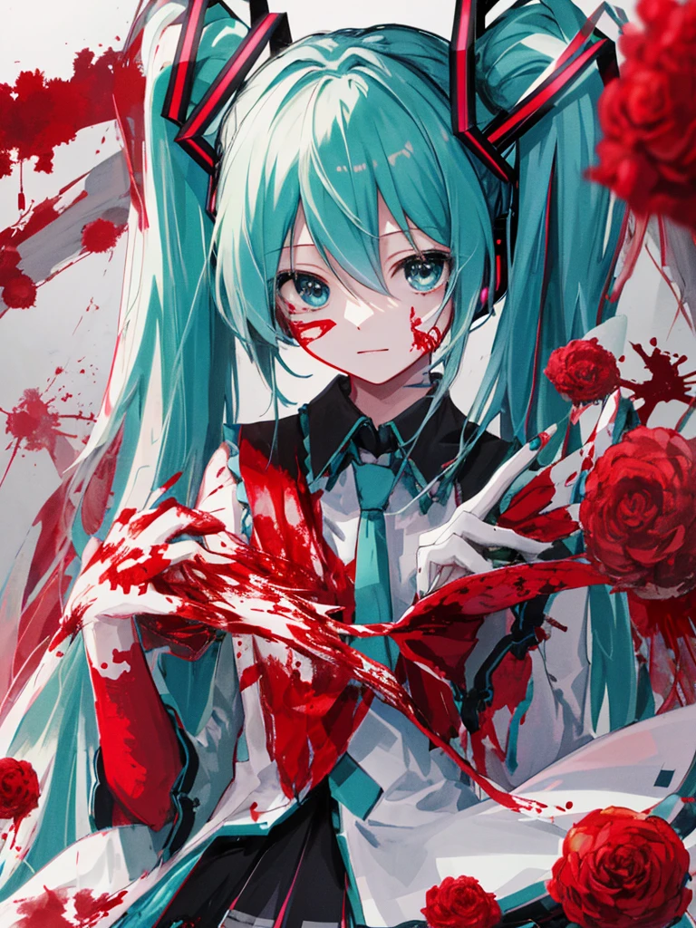 hatsune miku, blood