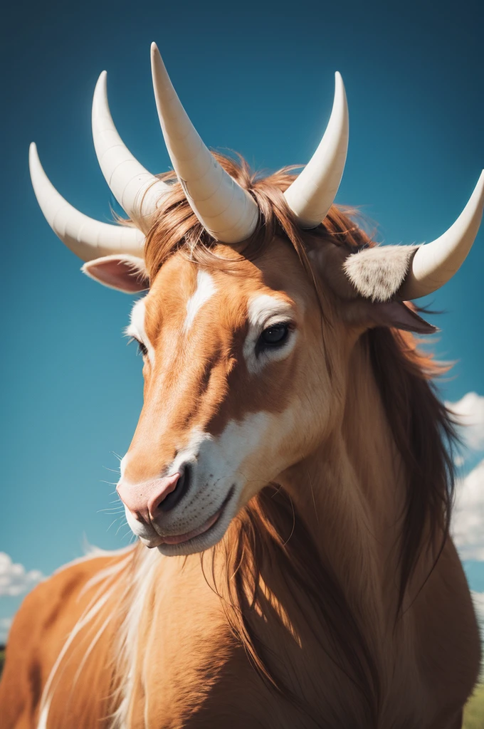 Horned animal