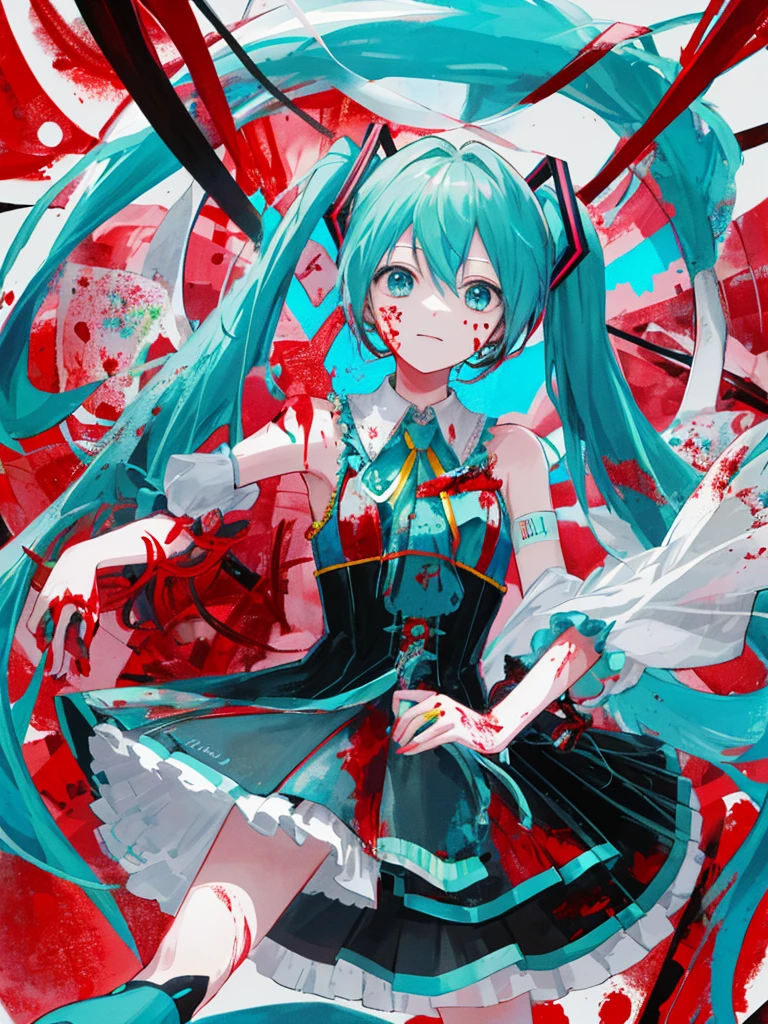 hatsune miku, blood