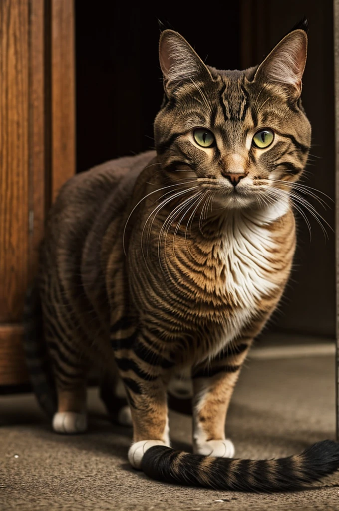 a sad cat
