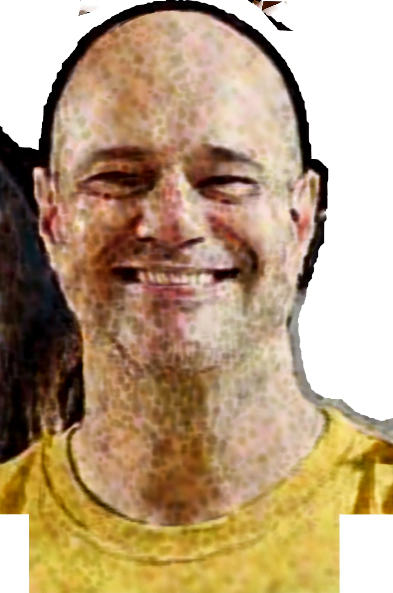 Caricature pencils，General of the Second World War, he used to smile, Gaucho Costume, sketch style