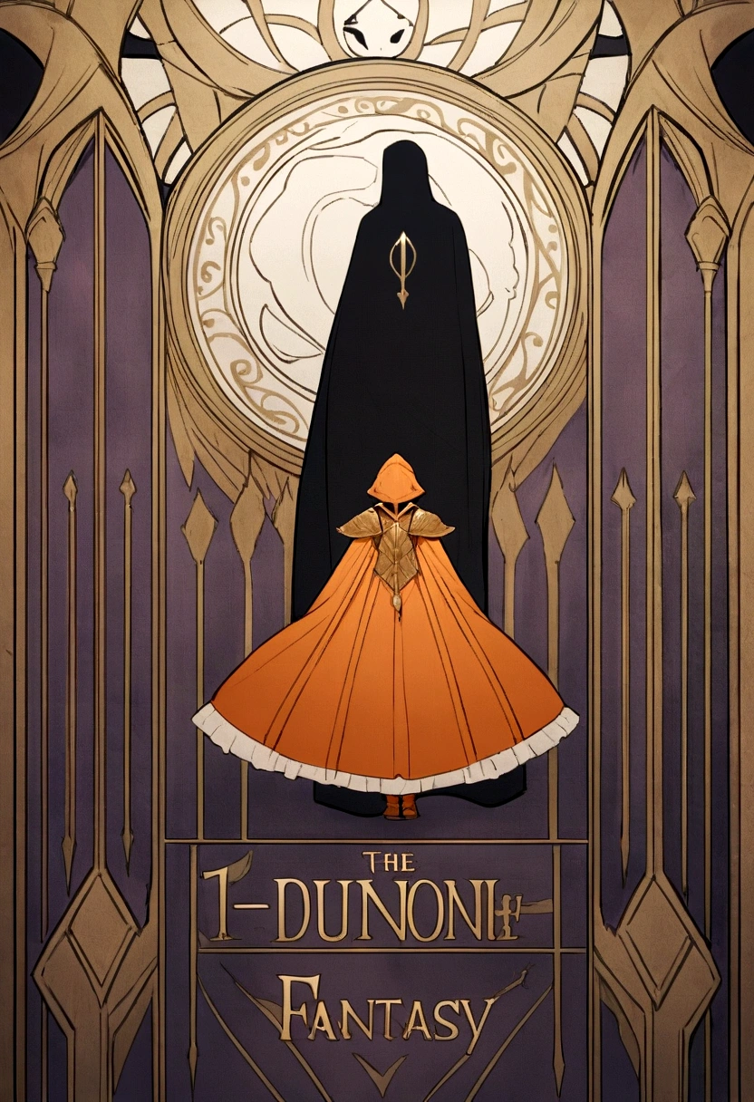 Visual Composition: A young ordinary boy is standing in the foreground, looking up with a sense of wonder. Above him, a ghostly figure of an epic magic warrior with orange armor and a purple sword is floating, exuding power and mystery. The background is dark and mysterious, with hints of ancient ruins and magical symbols.
Typography: The book title "Intangível" is written in a bold, fantasy-inspired font, with a slight gradient effect to add depth. The author's name is written in a more elegant, cursive font, placed at the bottom of the cover.
Layout: The boy is placed in the center of the cover, slightly off to the side, with the ghost warrior positioned above him. The title and author's name are placed at the bottom, creating a balanced composition.
Materials: The cover material is a textured, matte paper stock, giving it a tactile and premium feel.
Explanation: The visual composition of this design aims to capture the essence of the book's genre by juxtaposing the ordinary with the extraordinary. The placement of the boy and the ghost warrior creates a dynamic and eye-catching composition, while the dark and mysterious background sets the tone for the fantasy elements of the story. The typography choices complement the overall design, with the bold and fantasy-inspired font for the title and the elegant cursive font for the author's name. The choice of a textured matte paper stock as the cover material adds a tactile element to the design, enhancing the reader's experience.