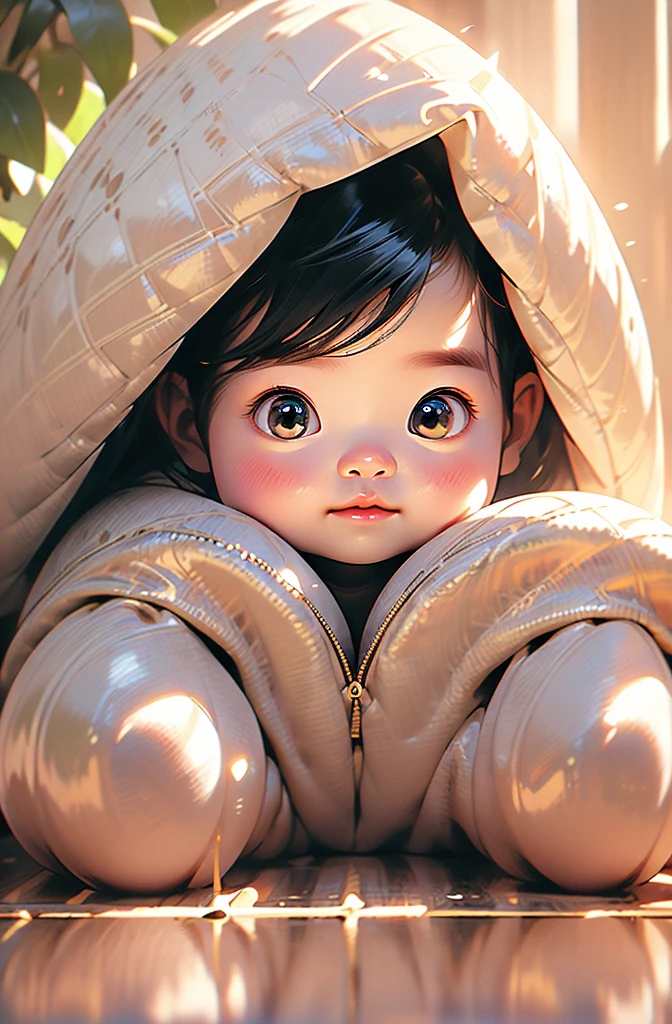 (((1 toddler:1.4))), (baby face), (round face), (little chest), (long hair:1.2, big forhead:1.2), (straight cut bangs:1.2), (brown hair), shiny hair, hairgrip, curled eyelashes:0.6,(beautiful big eyes:1.3), intricate eyes,beautiful detailed eyes,symmetrical eyes,big eyes:1.5,(apricot eyes:1.2), extremely detailed cute anime face, clear pale blush, dark brown skin, solo,🦄,🌈,kawaii, Prayer, long loincloth, (navel) (wreath of flowers), Shaman tribal clothes,thong tribal,(((lustrous skin:1.5,tanned skin,bright skin: 1.5,skin tanned,shiny skin,very shiny skin,shiny body))),((nsfw)),(tribal clothes,style old Egypt),((little ,chibi))),((small tiny body)),,((((6 ye,((flat chest)),
((wet clothes,intricate outfit:1.2,intricate clothes:1.2))
centered,scale to fit dimensions,Rule of thirds,
outdoors,(egyptian palace,egyptian palace background,pyramids in the background),scenery,(oasis,oasis background),extremely scenery,(puddles everywhere,moss,moss on the background),clouds,Egypt style,Egypt castle,lily pads,palms,reeds,(sunset, golden hour),
(Glossy Egyptian ornaments),highres,sharp focus,(ultra detailed,extremely detailed),(photorealistic artwork:1.37),(extremely detailed CG unity 8k wallpaper),(((vibrant colors,vibrant theme))),(intricate),(masterpiece),(best quality),artistic photography,(photography taken by sldr),(intricate background),perfect rendered face,perfect face details,realistic face,photo realistic,((intricate detail)),(((realism))),