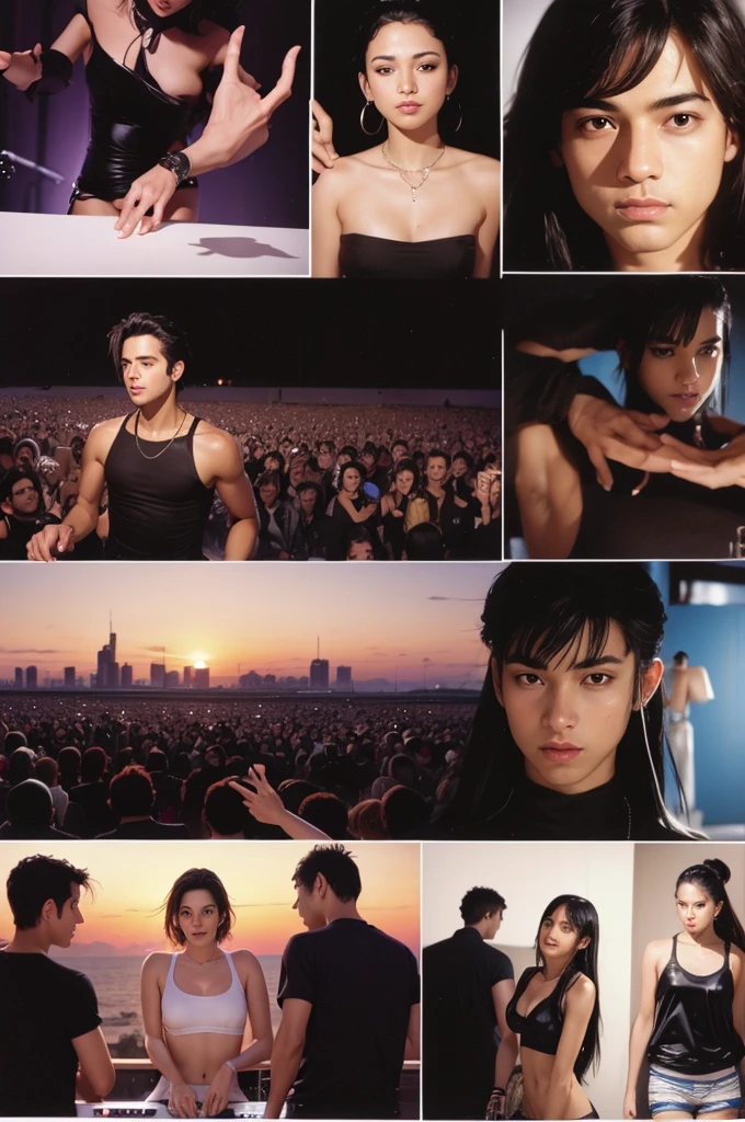 Montage of 2000 DJ Arana at the dance