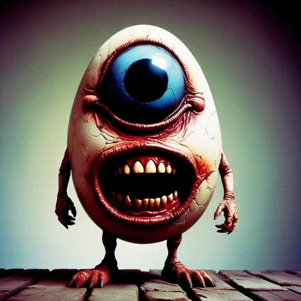 The ugly, ugly Humpty Dumpty monster、Stephen King 、Horror、scared