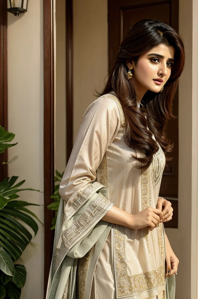 Pakistani actress Kubra Khan 