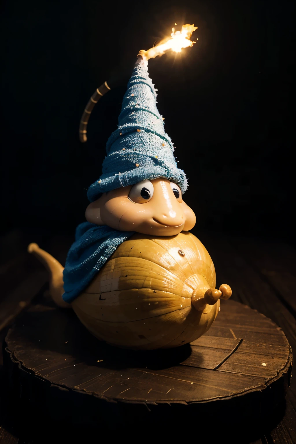 Create a snail which has a wizard&#39;s hat